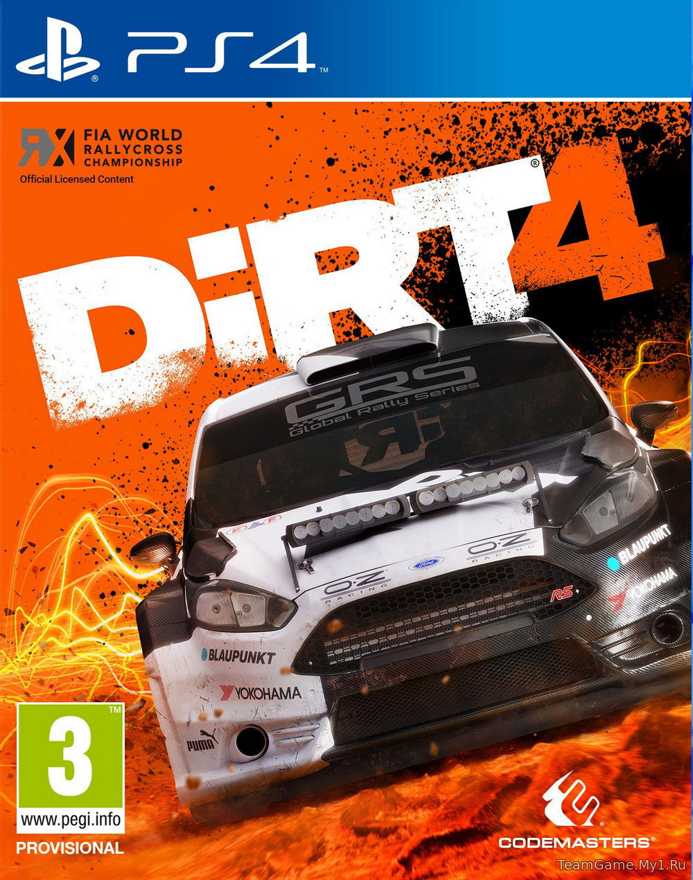 TeamGame :: Открытый торрент трекер.: DiRT 4 [2017,ENG,FULL](PS4)